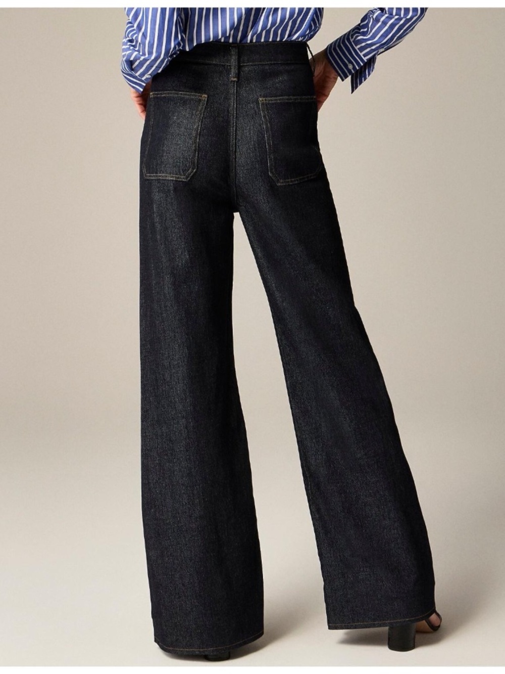 J. Crew‎ Sailor Denim Trouser in Rinse Wash - Picture 3 of 11